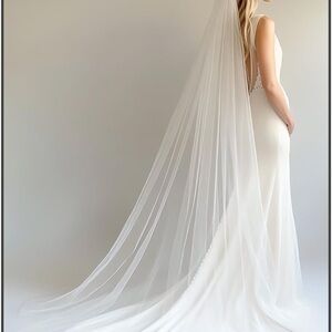 White Wedding Veil